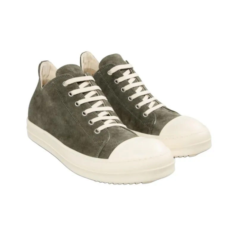 Rick Owens DRKSHDW Low Top Skateboard Shoes Men's Green-2