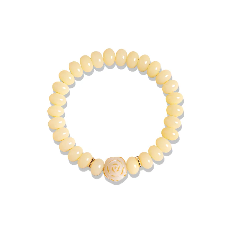 JOYDINNY White Jade Bodhi Bracelets Women's-3
