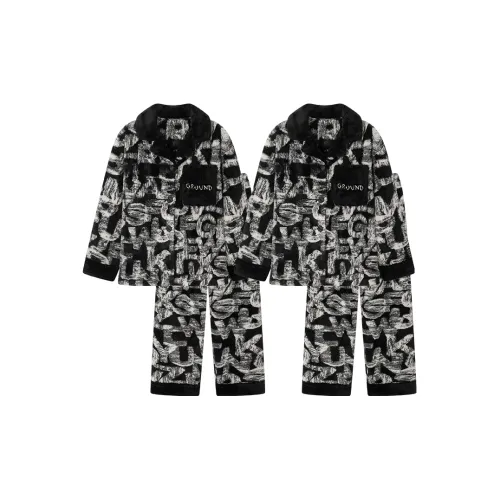 O'MESIK Pajama Set Unisex Black