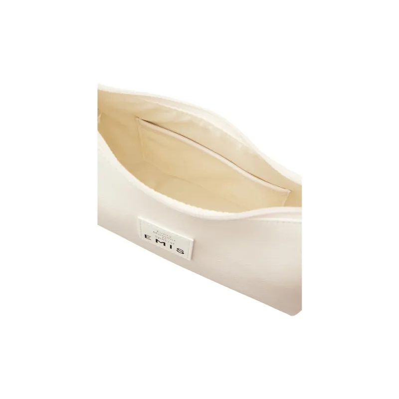 Emis PVC Handbag, Shoulder Bag Regular Unisex White-3