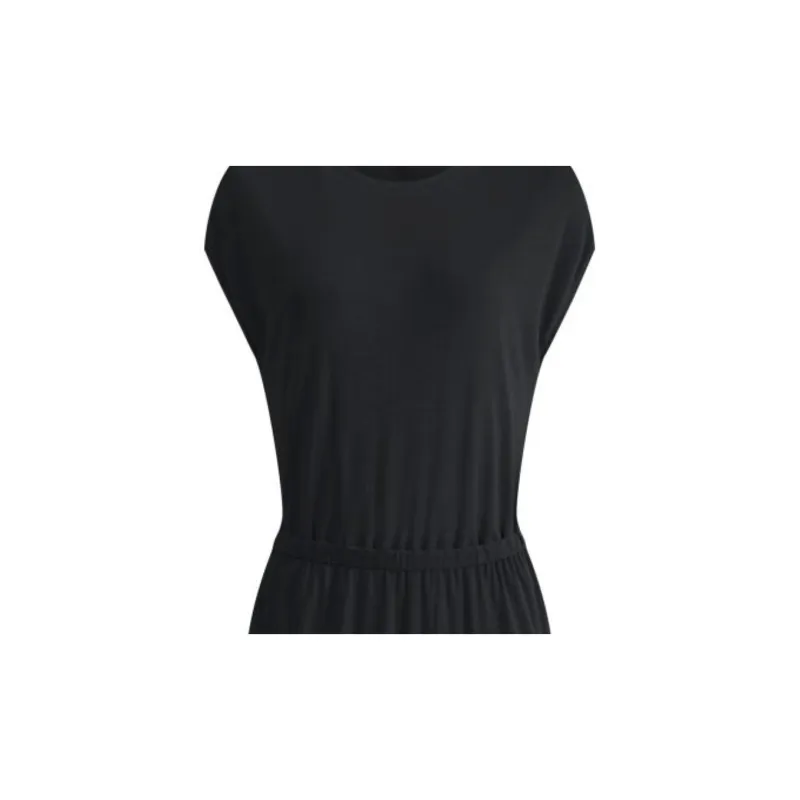 ARMANI EXCHANGE Short Sleeved Dresses Women's Black-5