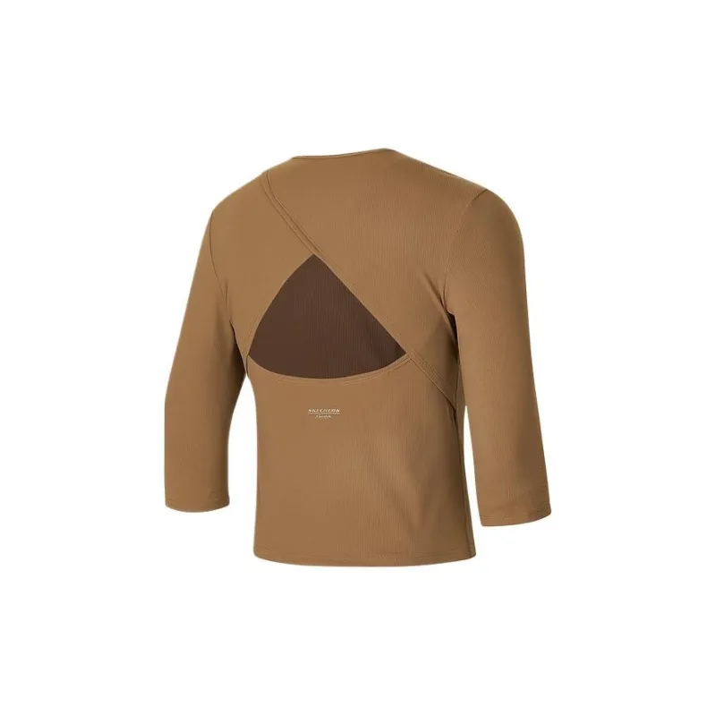 Skechers Freedom Series T Shirt Women's Coffee Brown-1
