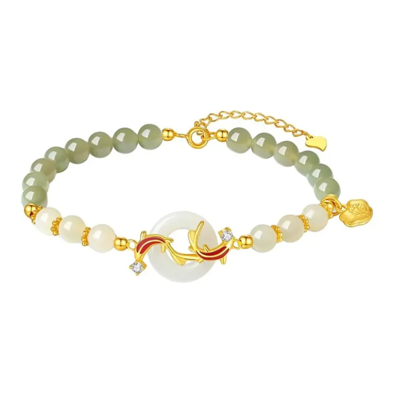 VANA Hetian Jade Pale Greenish White Jade Women's-0