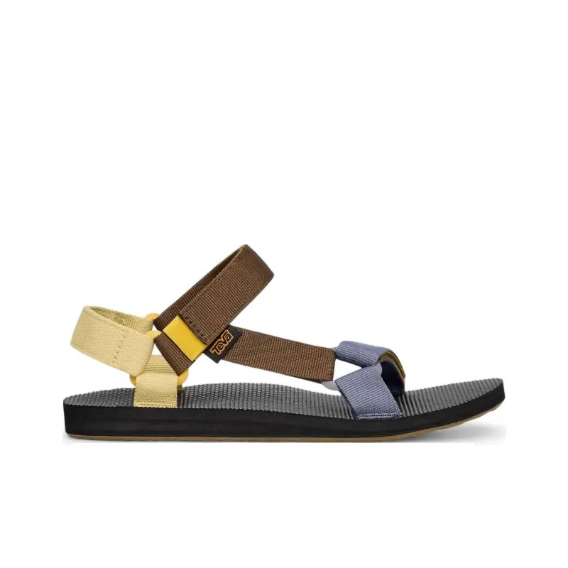 Teva Original Universal Beach Sandals Men's Brown Yellow-1