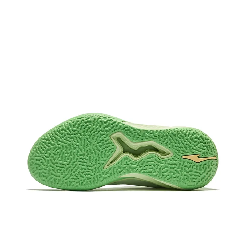 Erke Fearless 2.0 Basketball Shoes Men Low Top European Teal Lime Green-3