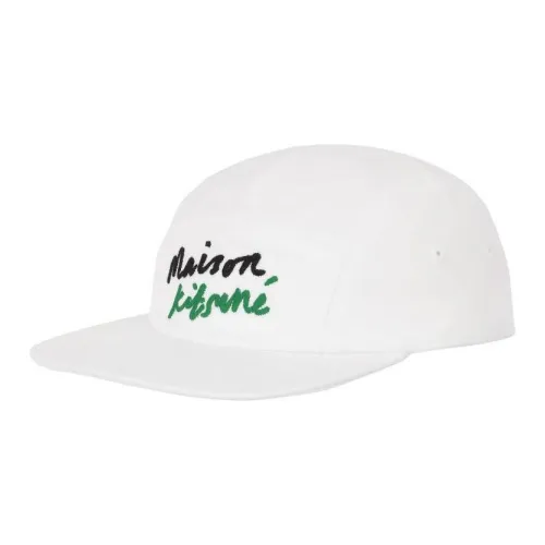 AOC Cotton Baseball Caps Unisex White