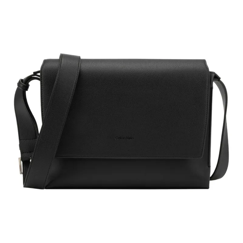 CALVIN KLEIN Synthetic Material Messenger Bag Shoulder Bag Men's Space Black-0