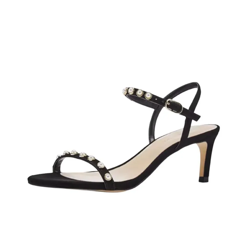 Stuart Weitzman/SW Kassidy Strap Sandals 6cm Women's Black-2