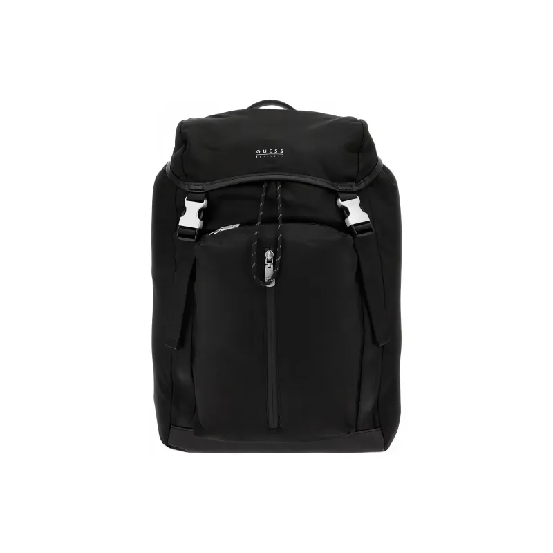 GUESS Nylon Backpack Regular Men's Black-0
