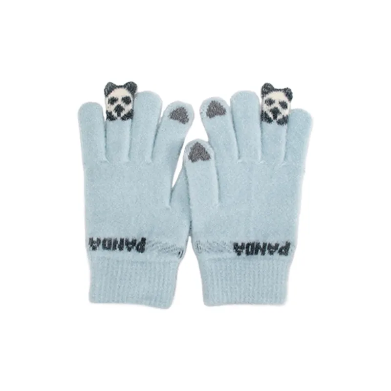 Yalu Polyester Knit Gloves Unisex Gift Box Set-1