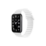 Monochrome Magnetic Silicone Strap[White]