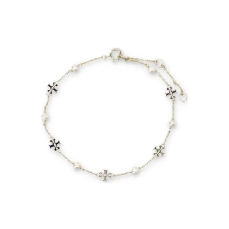 TORY BURCH Freshwater Pearl Brass Cultured Pearl Bracelets Women's Gold-0