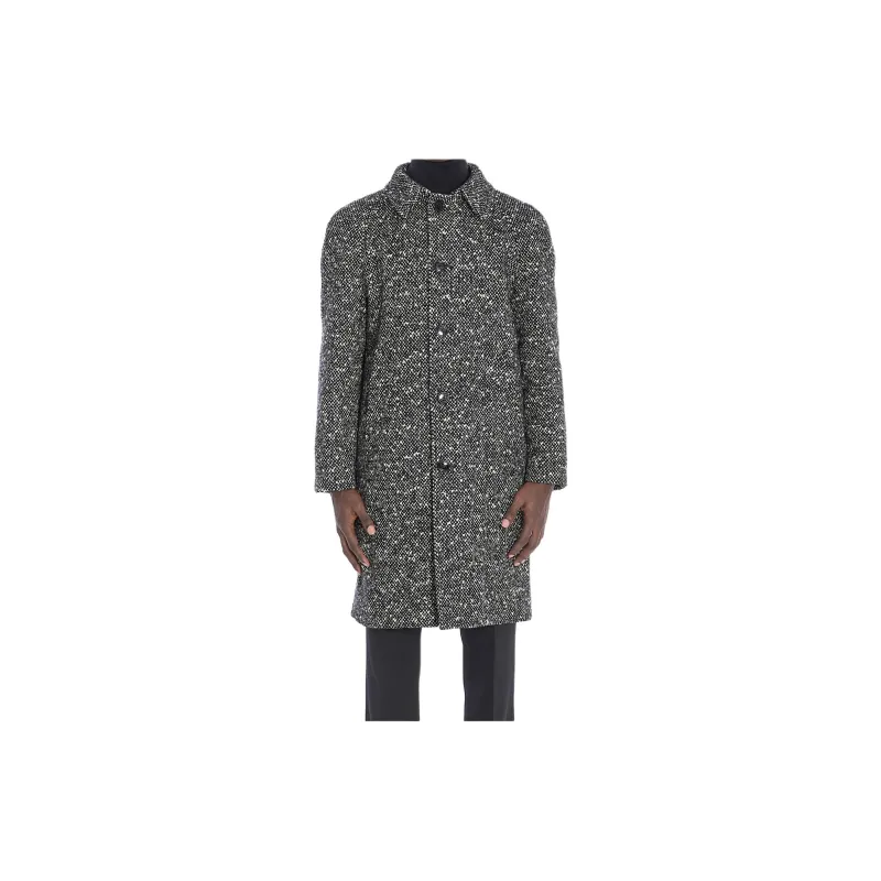 CELINE Camden Mac Coat In Wool Tweed-1