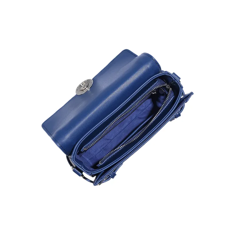 OCTSUI PU One Shoulder Handbag Regular Women's Blue-5