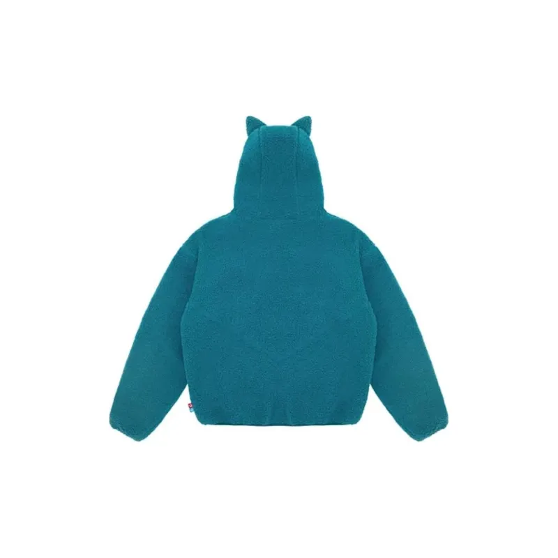 Pokemon X Vandy The Pink Snorlax Fleece Jacket-1