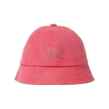 GRAIN DE BEAUTE Cotton Bucket Hats Women's Red
