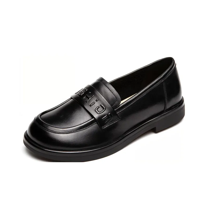 Lady's House Loafers Women's Black/Brown/White-1