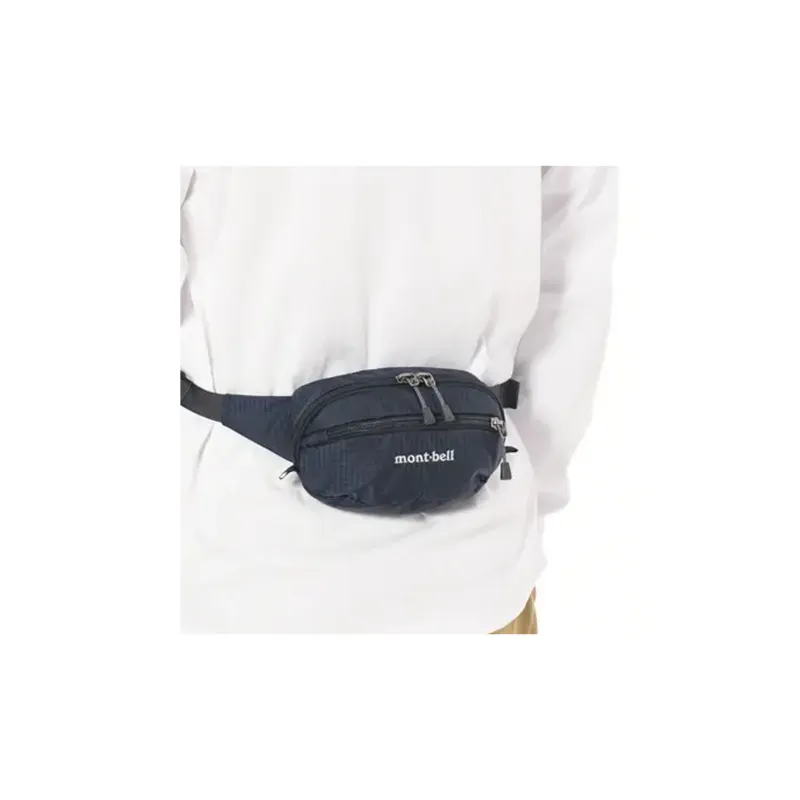 MONTBELL Nylon Fanny Pack Small Size Unisex Marine Blue-4