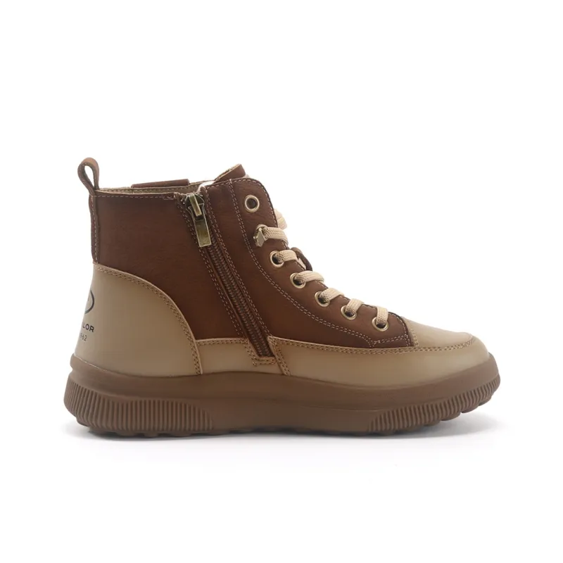 TOM TAILOR Cool Black Brown Shadow Stylish Shoes Anti Slip Wear Resistant High Top Casual Shoes Women's-9