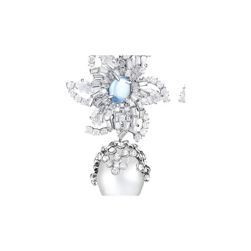 MIDNIGHT OPERA HOUSE Artificial Opal Clip-On Earrings Women's Blue-1