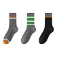 Black Single Stripe+Gray Double Stripe+Gray 3 Pack