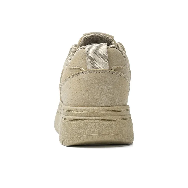 Warrior Warrior Cushioned Slip Resistant Low Top Skateboard Shoes Women's Khaki-2