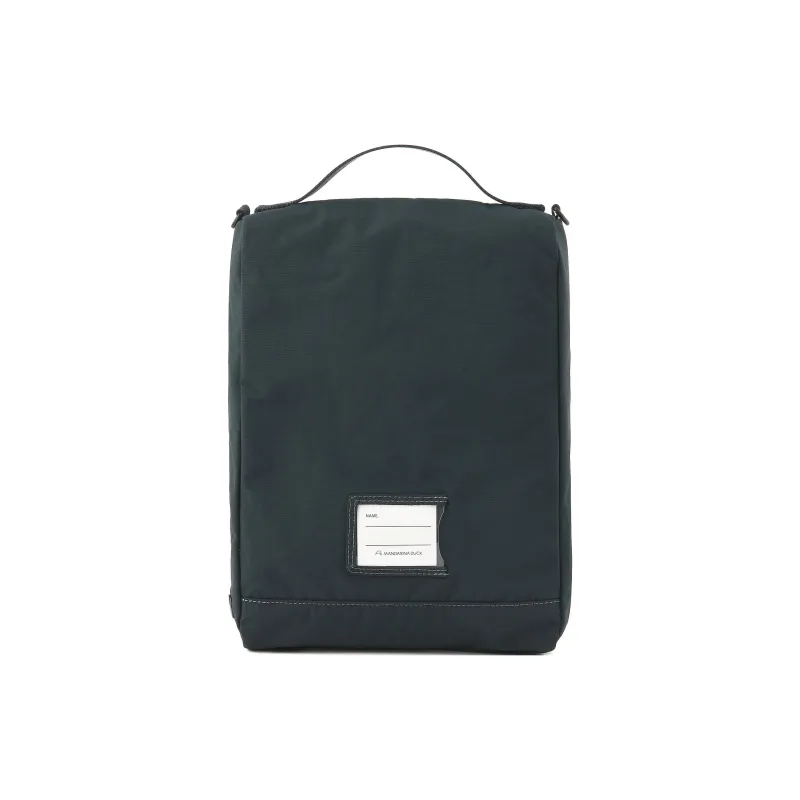 Mandarina Duck Nylon One Shoulder Handbags Unisex Black-2