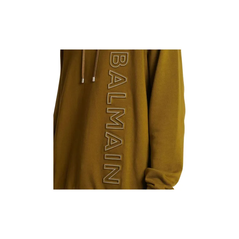 BALMAIN Reflective Logo Hoodie-3