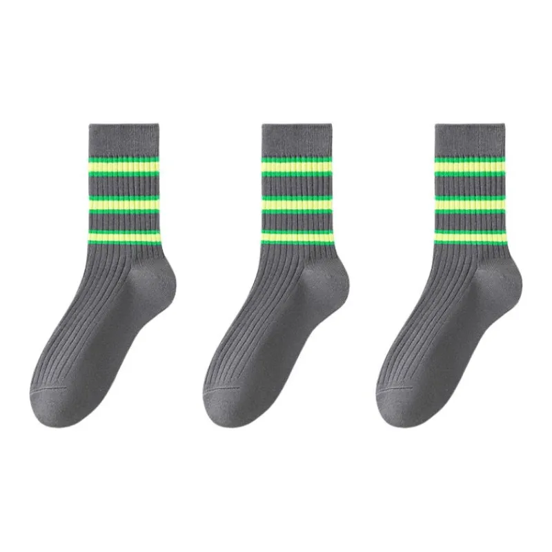 MIIOW Mid Calf Socks Men's Combo Set-4