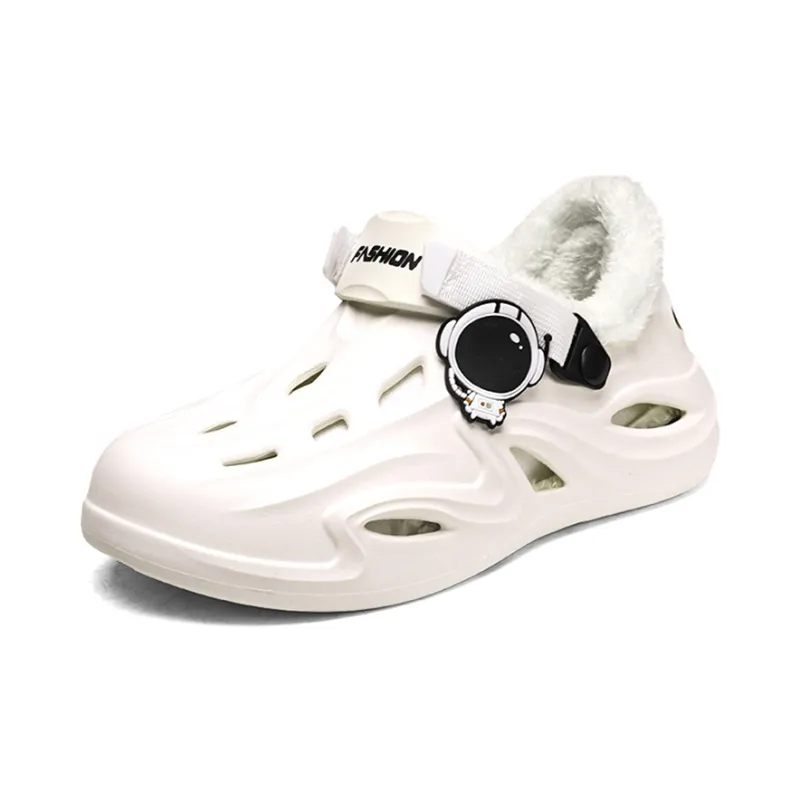 Darcy Sen Cotton Slippers White/Black/Khaki-1