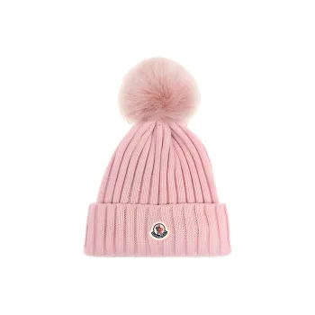 Moncler Pompom-detail Ribbed Beanie