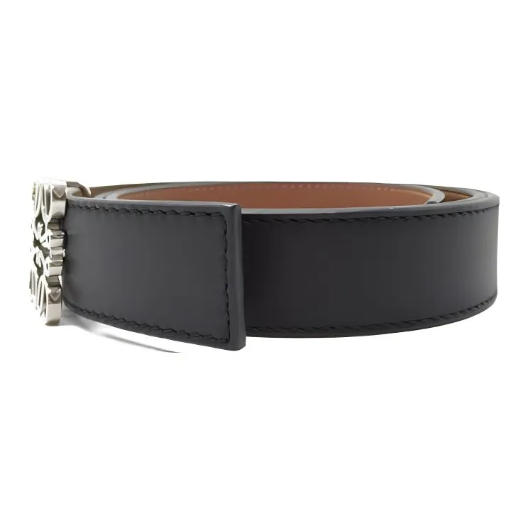 LOEWE Leather Belts Women's Black/Brown Width 2.9cm-2