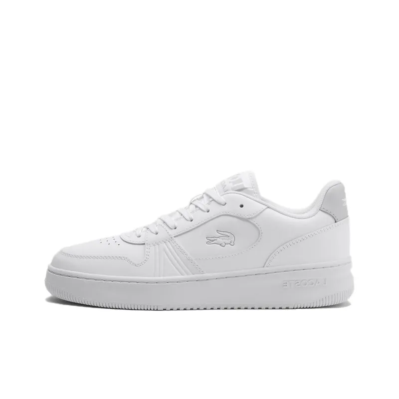 LACOSTE L001 Low Top Skateboard Shoes Women's White-0