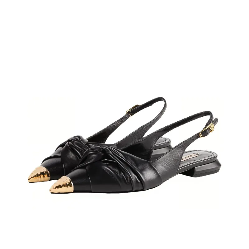 Roberto Cavalli Pettegole Singback Ballerinas-0