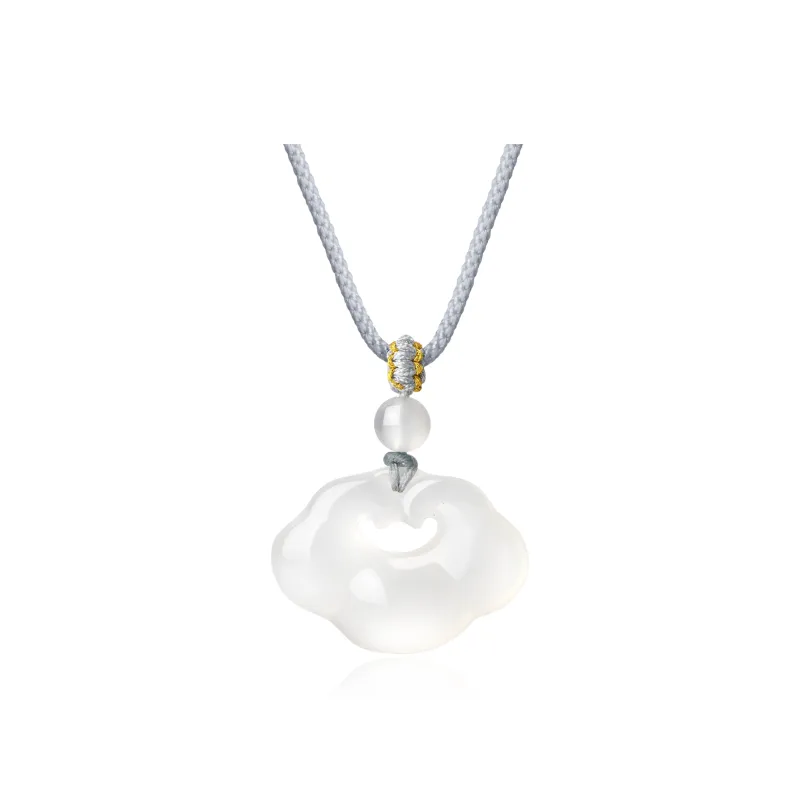 Lao Feng Xiang Chalcedony Necklaces Women's-0
