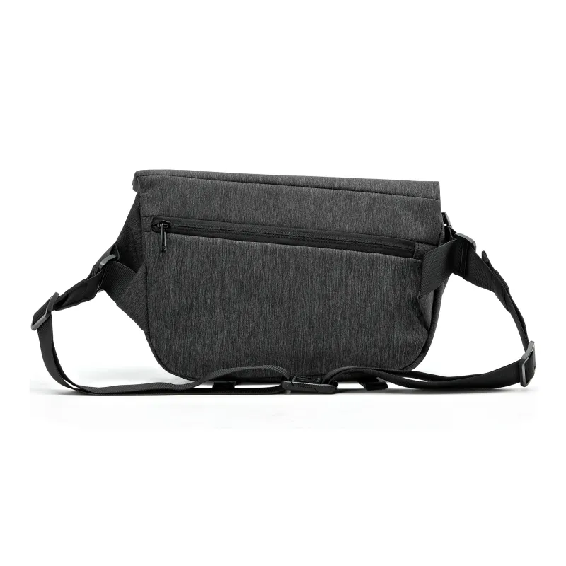 Kawasaki Polyester Messenger Bag Backpack Fanny Pack Regular Men's Gray Black/Frosted Black-1