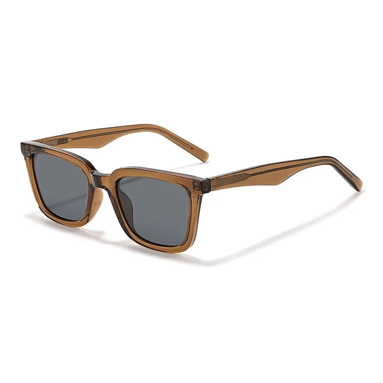 Sagawa Plate Frame TR/Memory Plastic Square Sunglasses Unisex-8