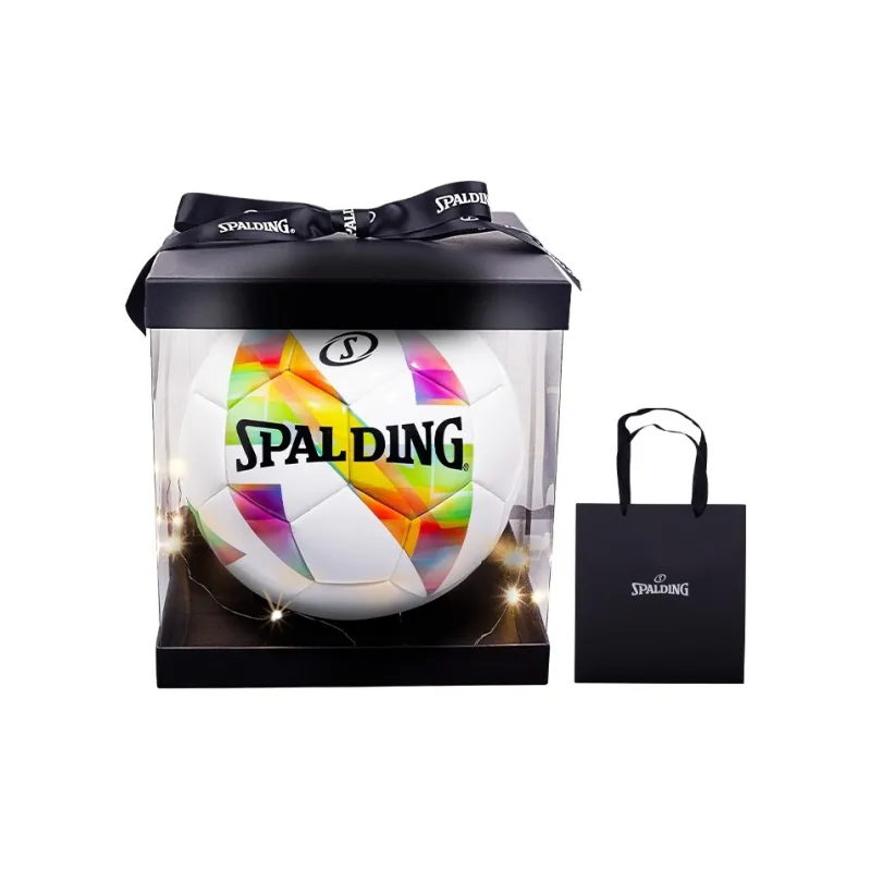 SPALDING Size 5 Soccer PU Seamless Thermal bonding Unisex White-0