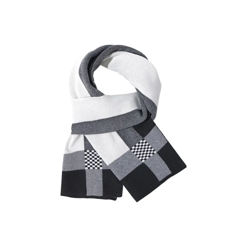 15 MINS Acrylic Knit Scarves Men's Multiple Colors-0