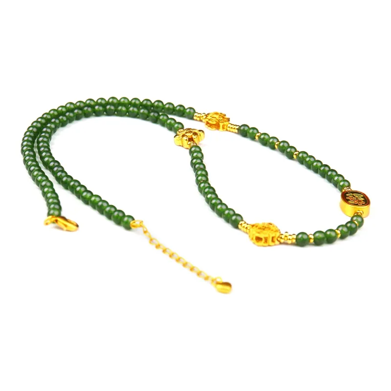 Moon Jewelry Chalcedony Necklaces Unisex-0