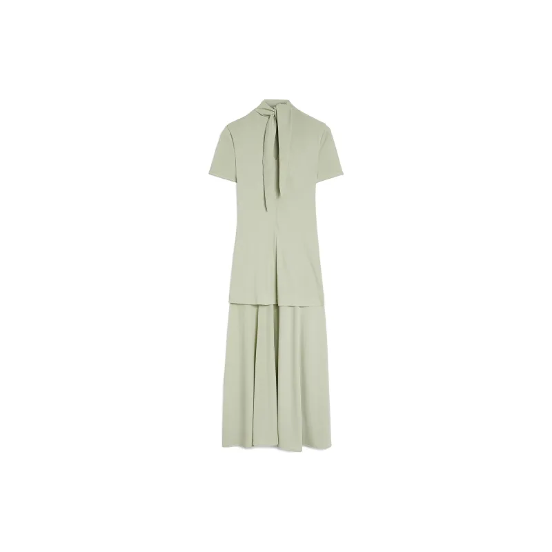 JIL SANDER High neck Fluid Midi Dress-1
