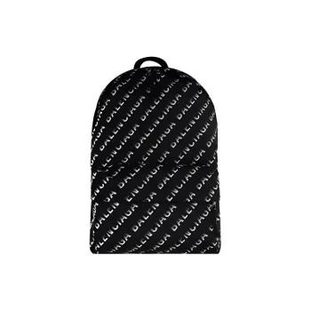 Balenciaga WHEEL Nylon Fabric Backpack Unisex Black