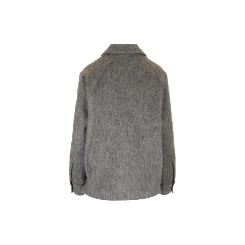 Moncler Jackets Coats Women's Gray-1