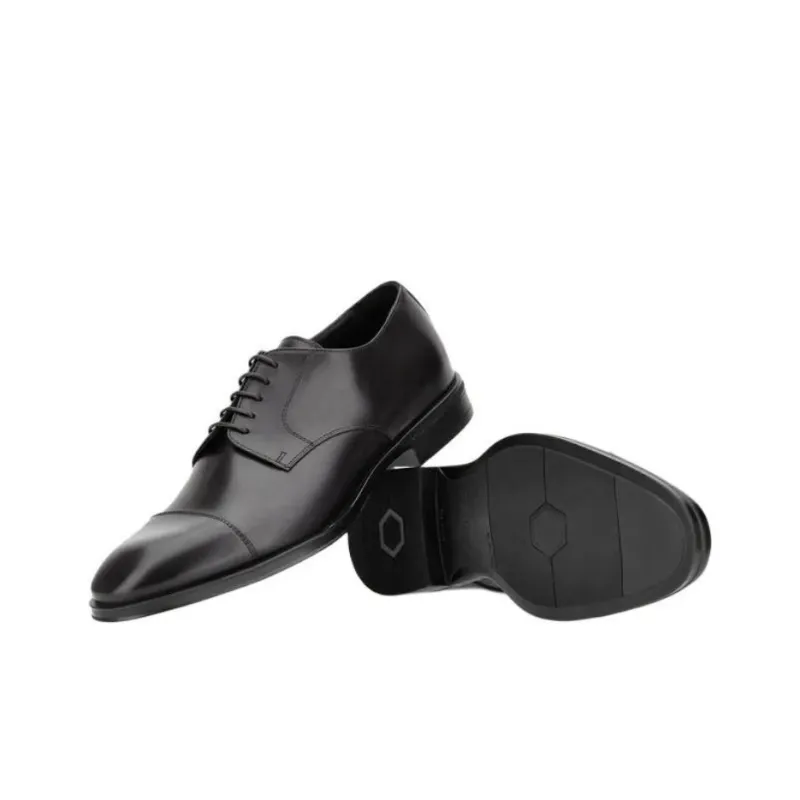 CANALI Lace-up Leather Derby Shoes-4