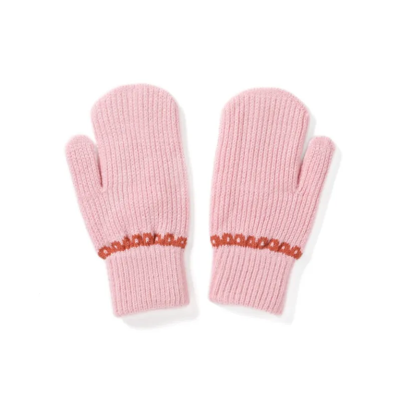 FREE RABBITⅡ Fingerless Touchscreen Compatible Fully Enclosed Insulated For Cold Weather Knit Gloves Unisex-4