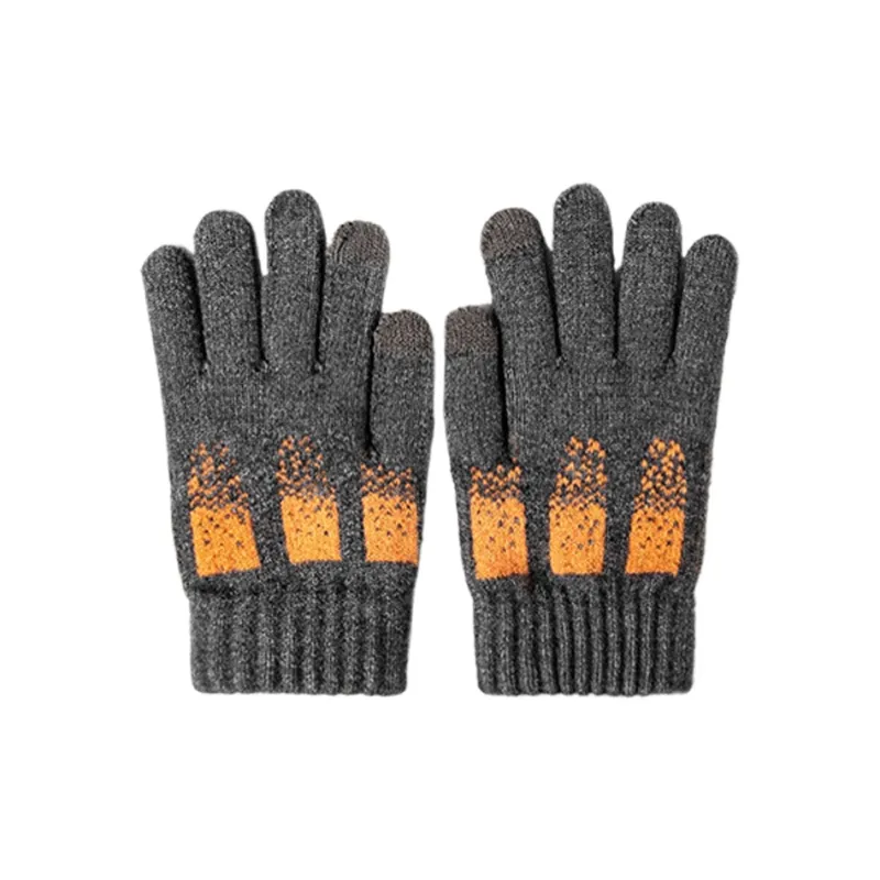 Yalu Polyester Knit Gloves Unisex-2