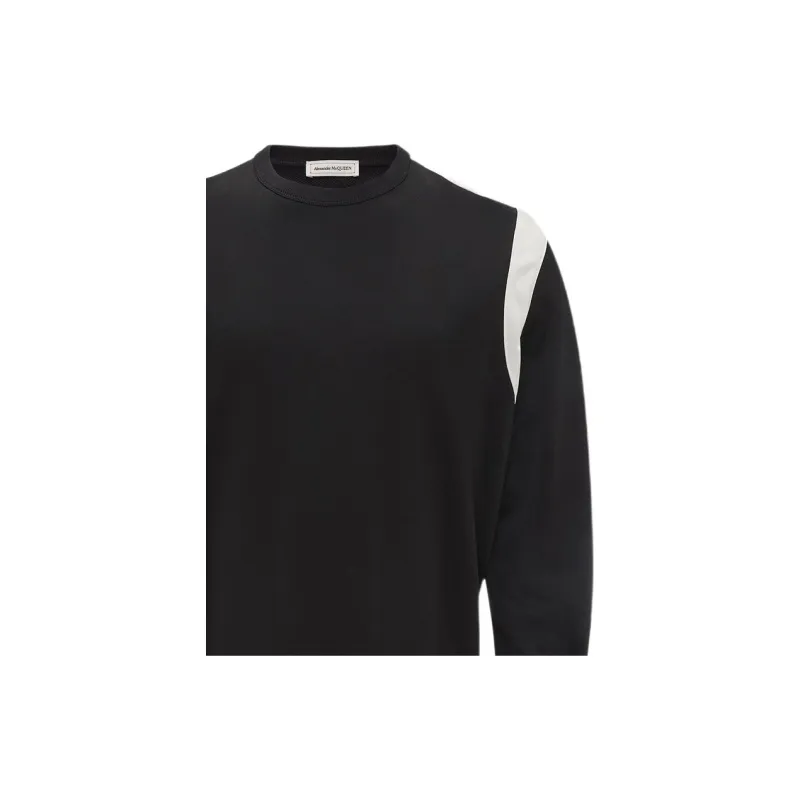 Alexander McQueen Two tone Panelled Sweatshirt-4