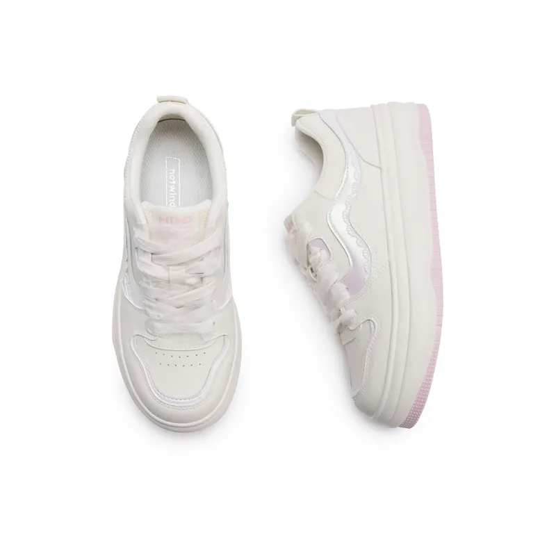Hotwind Breathable And Slip Resistant Low Top Skateboard Shoes Women's-2