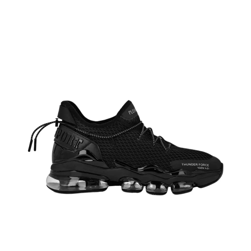 PLEIN SPORT THUNDER FORCE GENX 01 Low Top Casual Shoes Unisex Black-1