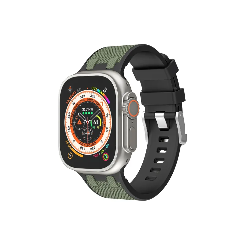 CHRROTA Watch Band Apple Compatibility Silicone Material-1
